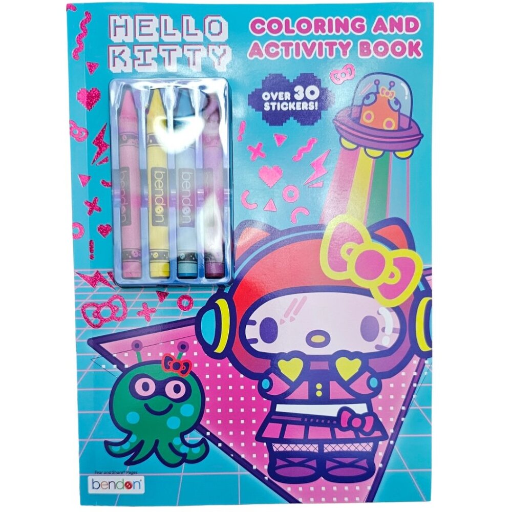 Hello Kitty Bendon Coloring & Activity Book